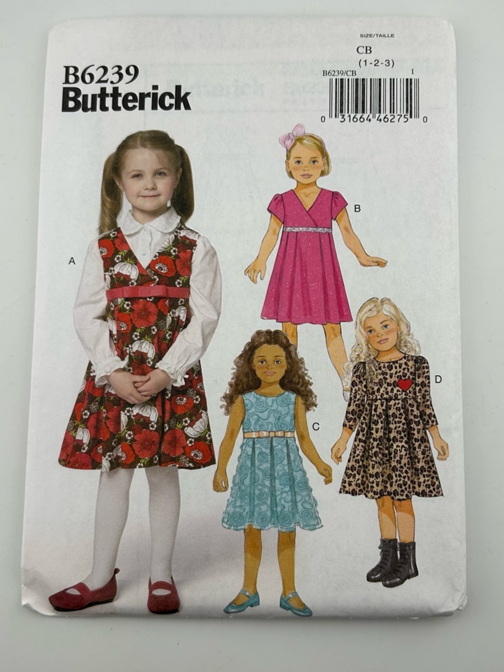 🧵 2 for 22$ 🧵 Butterick Children's Dresses 6239